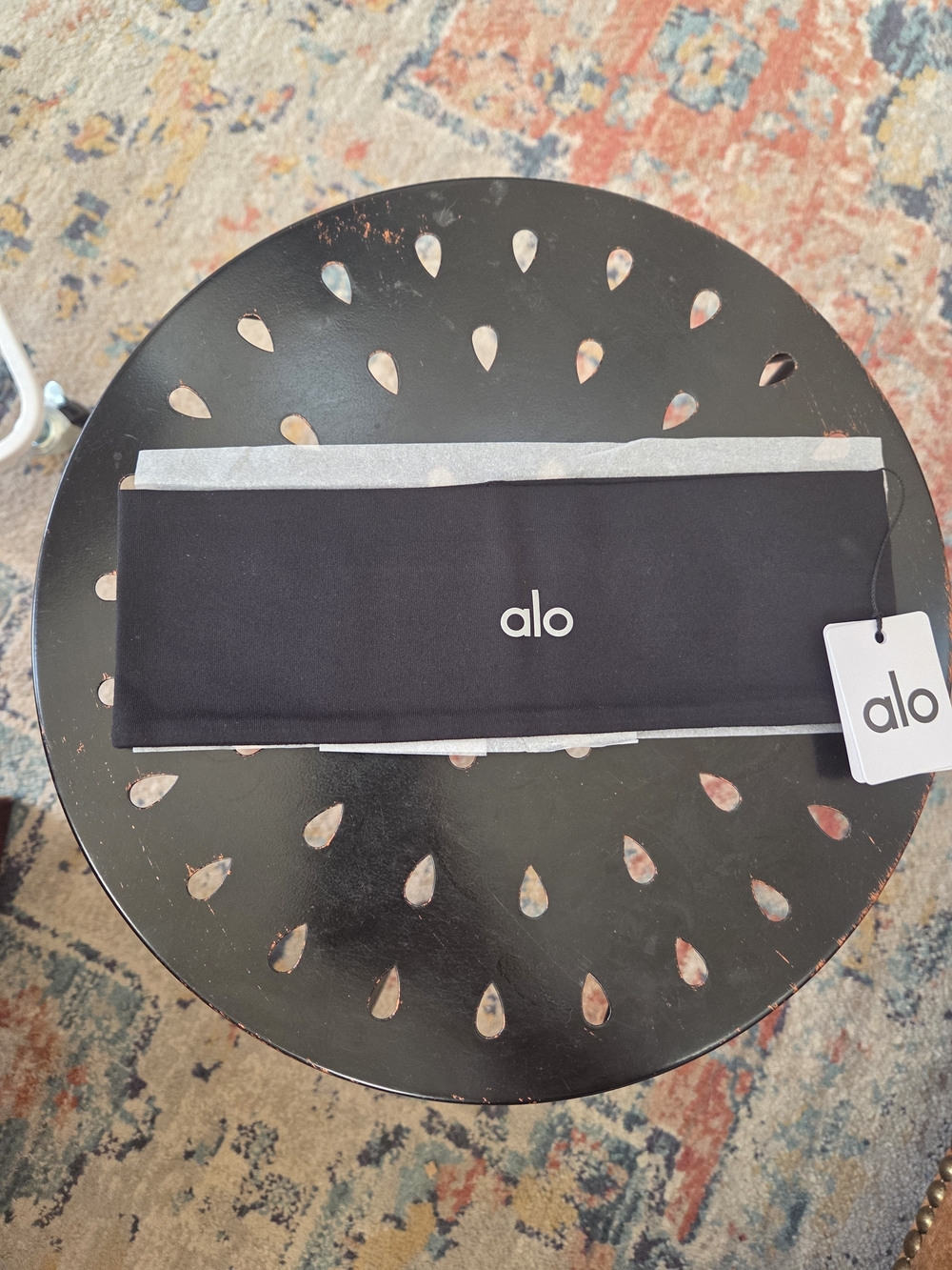 ALO Yoga Performance Conquer Headband, Black